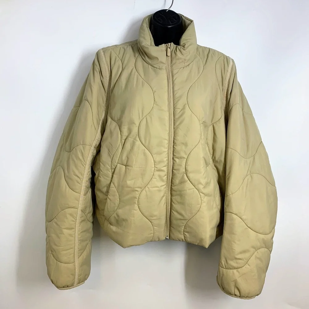 Lululemon Women's Quilted Light Insulation Reversible Cropped Jacket Size 14